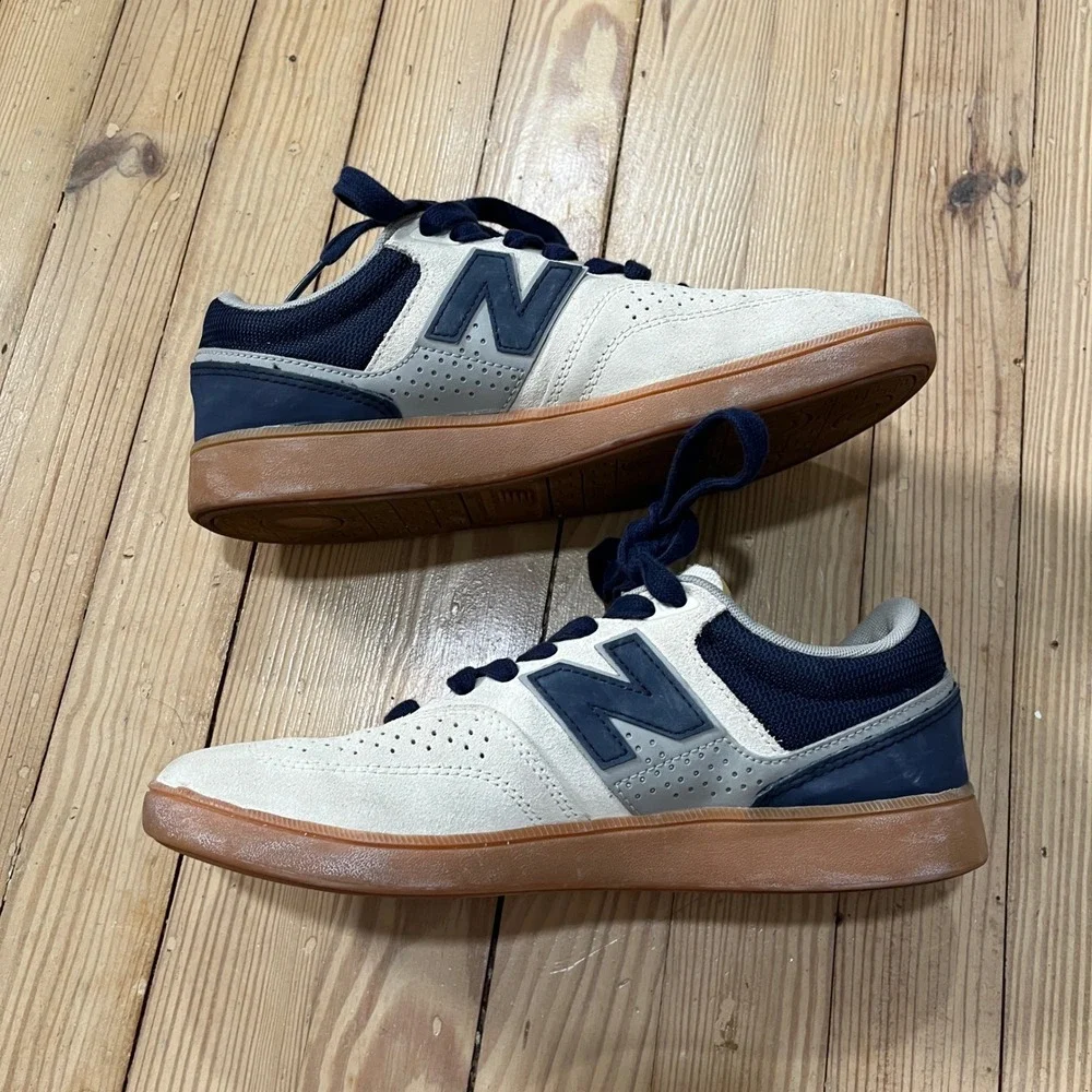 New Balance Numeric 508 Mens 8 Cream Navy Brandon Westgate Skate Shoes NM508BWT